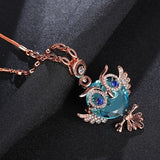 "Lucie" Owl Necklace