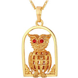 "Capucine" Owl Necklace