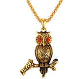 "Sandrine" Owl Necklace