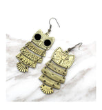 "Julia" Owl Earrings