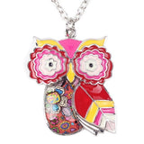 "Spring Colors" Owl Necklace