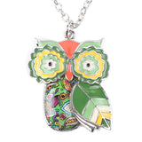 "Spring Colors" Owl Necklace