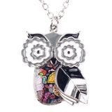 "Spring Colors" Owl Necklace