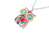 "Spring Colors" Owl Necklace