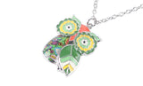 "Spring Colors" Owl Necklace