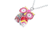 "Spring Colors" Owl Necklace