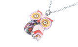 "Spring Colors" Owl Necklace