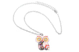 "Spring Colors" Owl Necklace