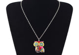 "Spring Colors" Owl Necklace