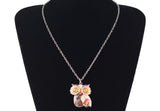 "Spring Colors" Owl Necklace