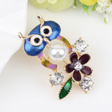 "Tess" Owl Brooch