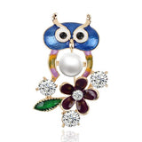 "Tess" Owl Brooch