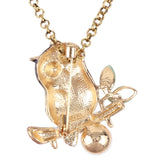 "April" Owl Necklace