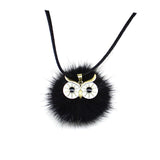 "Blueberry" Owl Necklace