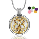 "Giorgia" Owl Necklace Aromatherapy