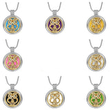 "Giorgia" Owl Necklace Aromatherapy