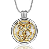 "Giorgia" Owl Necklace Aromatherapy