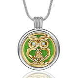 "Giorgia" Owl Necklace Aromatherapy