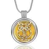 "Giorgia" Owl Necklace Aromatherapy