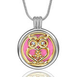 "Giorgia" Owl Necklace Aromatherapy