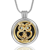 "Giorgia" Owl Necklace Aromatherapy