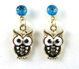 "Autumn" Owl Earrings