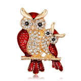 "Pure Love" Owl Brooch