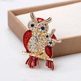 "Pure Love" Owl Brooch