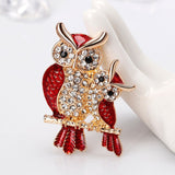 "Pure Love" Owl Brooch