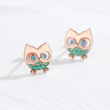 "Scarlett" Owl Earrings