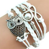 "Infinity" Owl Bracelet