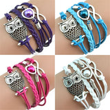 "Infinity" Owl Bracelet