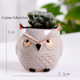 "Charline" Owl Flower Pot