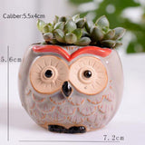 "Charline" Owl Flower Pot